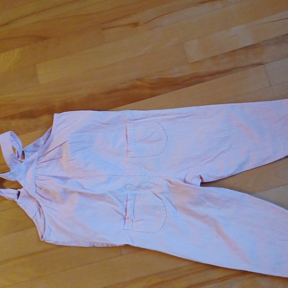 H&M Pink strip jumpsuit baby girl Size 12-18M - Picture 6 of 6